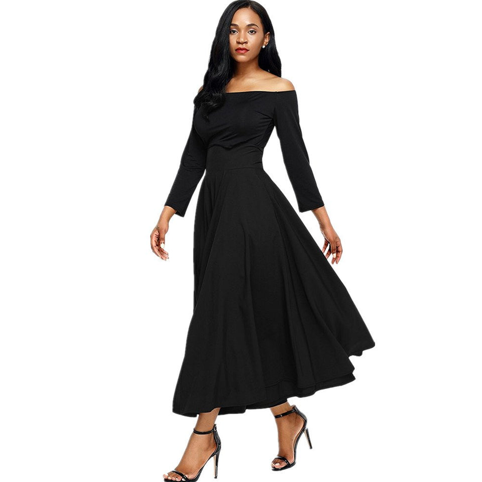 Newbestyle Mujeres Casual Flowy Nudo De Mariposa Falda De Cintura Alta Falda Larga Plisada con Bolsillos