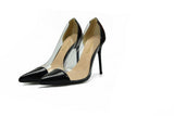 CCBubble Zapatos de Tacón Alto Transparente para Mujer, Puntera Puntiaguda, Zapatos de Mujer