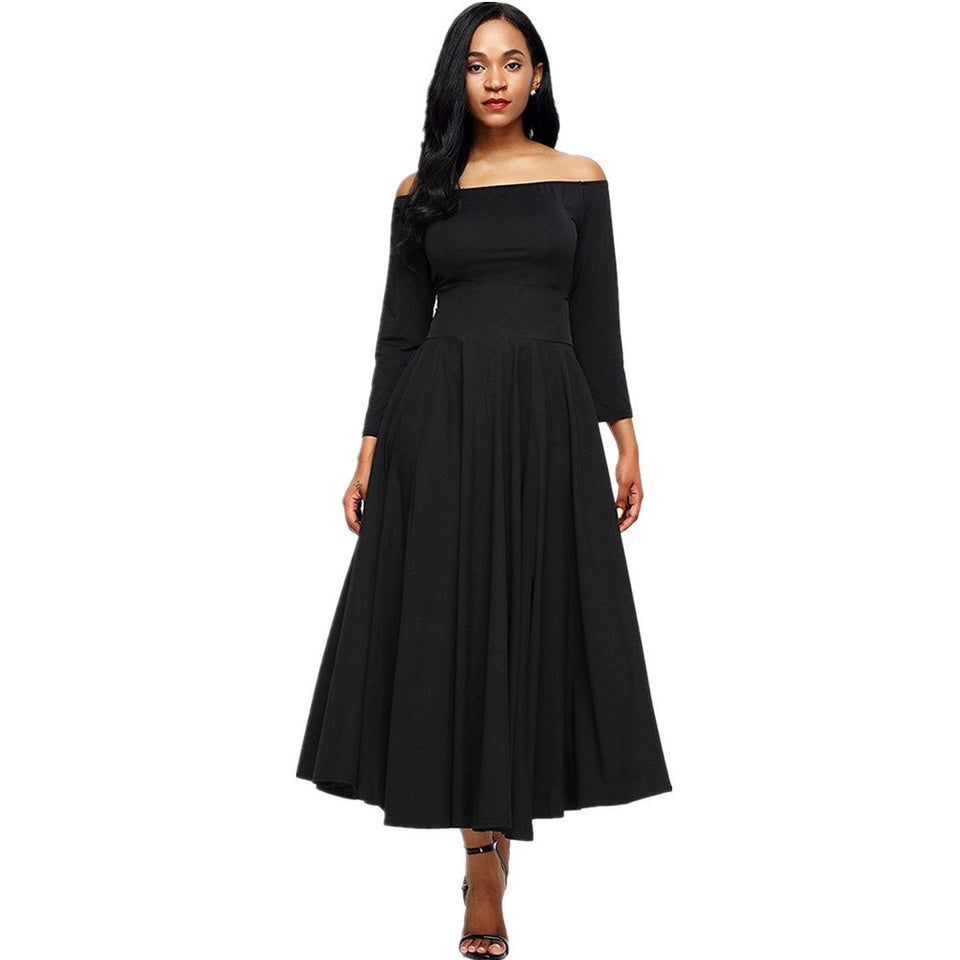 Newbestyle Mujeres Casual Flowy Nudo De Mariposa Falda De Cintura Alta Falda Larga Plisada con Bolsillos