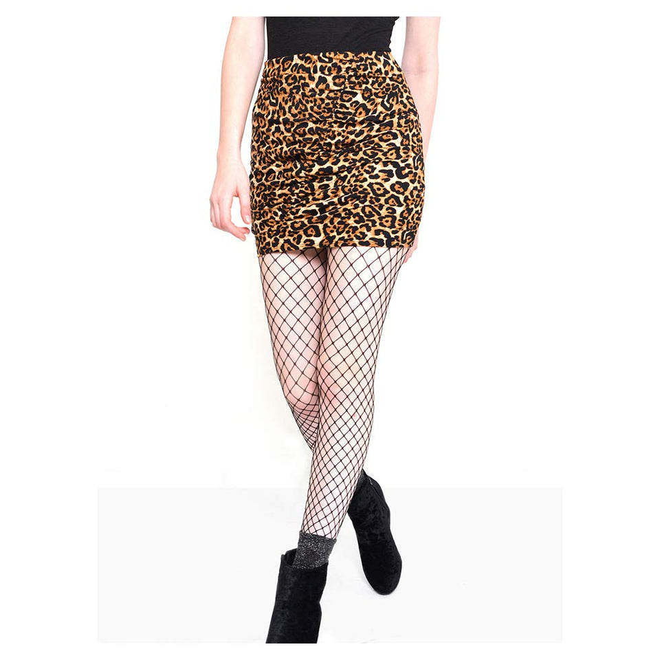 LOB-Falda Corta Cafe Claro DFCX0164