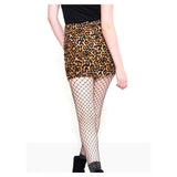 LOB-Falda Corta Cafe Claro DFCX0164