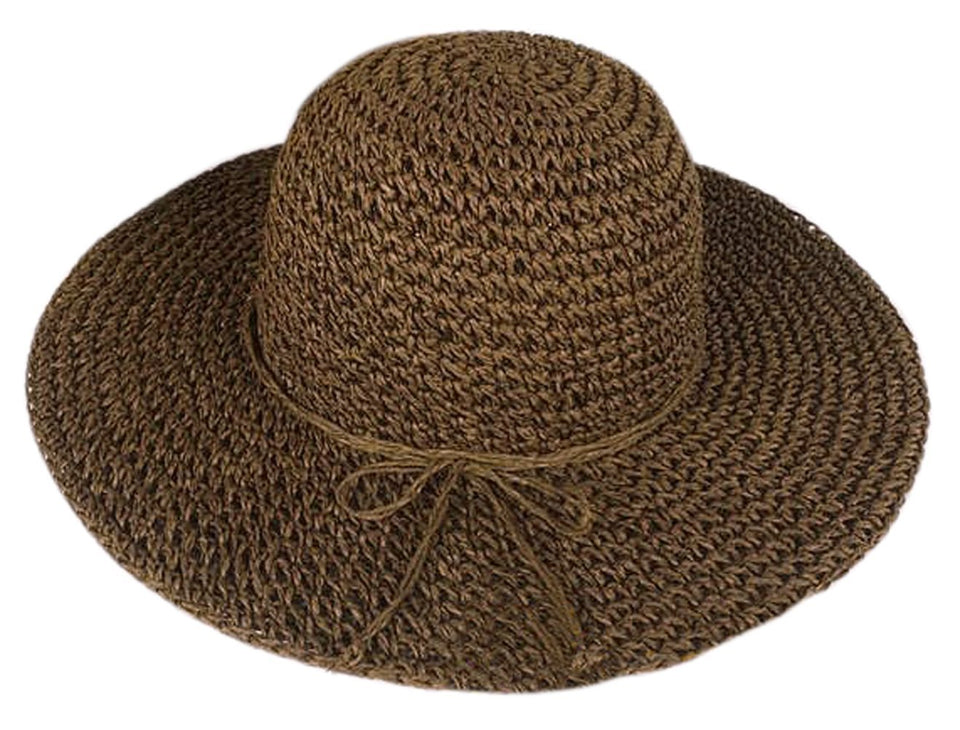 Elegante para mujer para la visera de paja de ancho grande plegable disquete natación playa sombrero de paja
