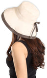 Sombrero de sol para mujer con protección UV, bloquea el 95% + de los rayos UV, plegable y elegante, sombreros de verano con borde ancho. Perfecto para viajes en la playa, senderismo, camping, barco y aventuras al aire última intervensión